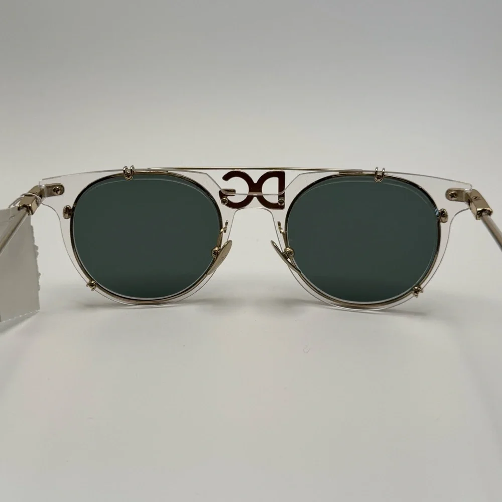 DOLCE & GABBANA DG2196 488/6R GOLD MIRRORED AUTHENTIC SUNGLASSES